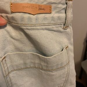 Sessun Seakey Women's Light Blue Cropped Jeans